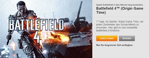 Origin: Battlefield 4 eine Woche kostenlos spielen