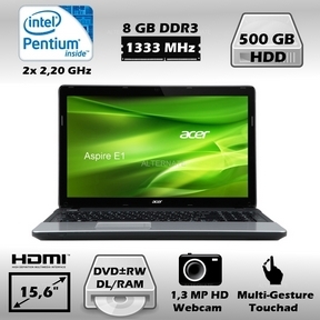 Acer Aspire E1-531-B968G50Mnks 15,6 Zoll Einsteiger-Notebook