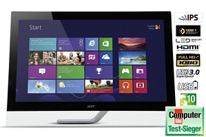 Acer T232HLbmidz 23 Zoll LED-Monitor mit Touch-Bedienung