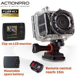 Actionpro SD21 Pro Actioncam + Extras