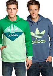 Adidas Logo Hoodie II in zwei verschiedenen Farben