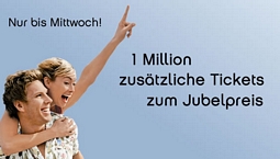Air Berlin: 1 Million zusätzliche Tickets zum Jubelpreis von 29,99 Euro