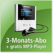Audible: Gratis MP3-Player bei Abschluss eines Miniabos