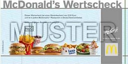 DailyDeal: McDonald’s Wertschecks für 3 Euro statt 6 Euro