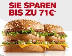 McDonalds: bis zu 71 Euro sparen