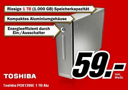 Externe Festplatte Toshiba PDX1396 1TB