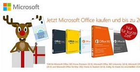20 Euro beim Kauf von Microsot Office bzw. Microsoft Office 365 Pro Plus kostenlos für Studenten (nur einige Hochschulen)