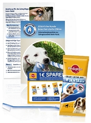 Kostenlos: Pedigree Zahnpflege-Paket für Hunde