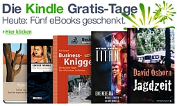 Amazon: Kindle-Gratistage mit kostenlosen eBooks