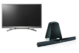LG 50PZ850 3D Plasma-TV + JBL SB 300 Soundbar