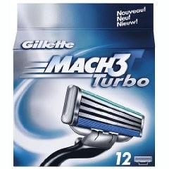 Gillette MACH3 Turbo Systemklingen (12er-Packung)