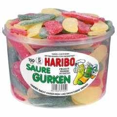Haribo Saure Gurken (1 x 1.35 kg Dose)