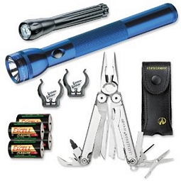 Leatherman Wave + Mag-LED 3 D-Cell + LiteXpress Choice 103