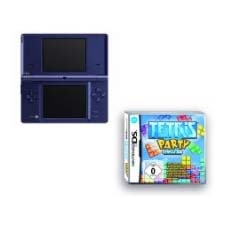 Nintendo DSi Metallic Blau + Tetris Party Deluxe