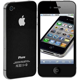 Apple Handy iPhone 4S 16GB Schwarz ohne Simlock