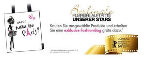 Amazon: Gratis L’Oréal Fashion-Bag Berlinale 2014 beim Kauf von L’Oréal Produkten im Wert von mindestens 10 Euro