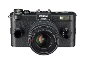 Pentax Q-S1 Systemkamera (12 Megapixel, 3 Zoll HD–Display, bildstabilisiert, DRII Dust Removal System, Full-HD-Video, HDMI) Kit inkl. 5-15 mm Objektiv