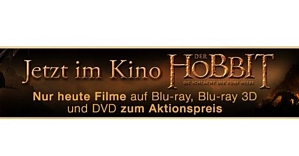 Amazon: Zum Kinostart von Der Hobbit: Die Schlacht der Fünf Heere diverse reduzierte Filme und Serien