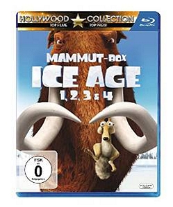 Ice Age – Box Set Teil 1-4/Mammut-Box [Blu-ray]