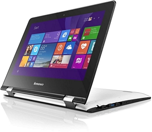 Lenovo Yoga 300-11IBR weiß Convertible Notebook (80M10090GE)