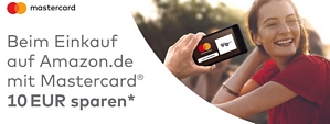 Amazon: 10 Euro Amazon-Gutschein bei Zahlung mit mastercard
