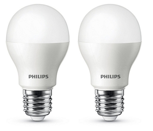 Philips LED Lampe ersetzt 60Watt E27 2700 Kelvin – warm-weiß, 9,5Watt, 806 Lumen