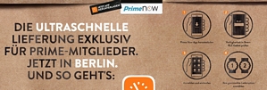 Amazon Prime Now – Sameday-Lieferung von Amazon-Bestellungen – 10 Euro Gutschein für die erste Bestellung