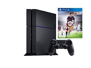 PlayStation 4 1TB + FIFA 16 – Steelbook Edition [CUH-1200]