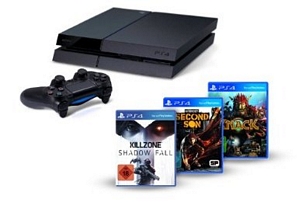 Playstation 4 Bundle mit Killzone: Shadow Fall, Knack und inFamous Second Son