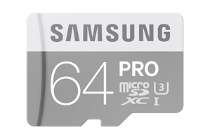 Samsung Speicherkarte MicroSDXC 64GB PRO UHS-I Grade 1 Class 10 (MB-MG64EA/EU)
