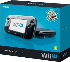 Nintendo Wii U Premium Pack 32GB + 2 Spiele nach Wahl