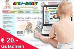 DailyDeal: 20 Euro-Gutschein für Babymarkt.de ab 7 Euro