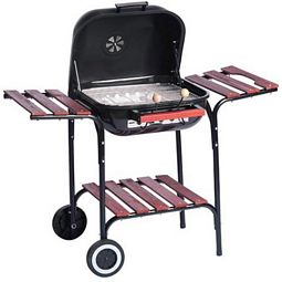 Barbecue BBQ Grillwagen mit emaillierte Feuerschüssel EC 45615