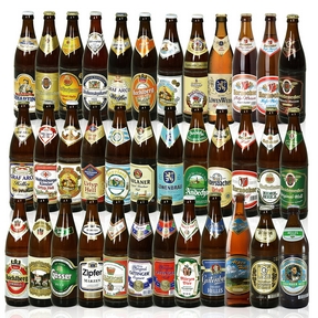 Bier Sets mit 25 Flaschen + Krug – Weißbier Radler Pils Helles und Oktoberfestbier