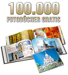100.000 gratis Fotobücher beim BILD Albelli Fotoservice (nur Versandkosten)