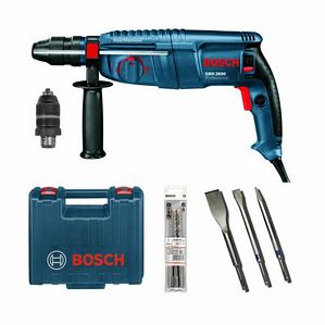 Bosch GBH2600 inkl. Meißel Set + Bohrer Set – SDS-plus Bohrhammer