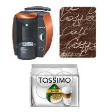 Bosch TAS4014 + 2x Tassimo Jacobs Krönung Latte Macchiato + Designfolie