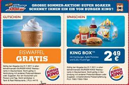Burger King: Eiswaffel mit Gutschein vollkommen kostenlos erhalten