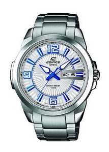 Casio Herren-Armbanduhr XL Edifice Analog Quarz Edelstahl EFR-103D-7A2VUEF
