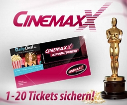 DailyDeal Kinospaß im CinemaxX – diverse Bundles mit Kinogutscheinen