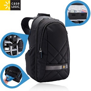 Caselogic CPL-108 schwarzer DSLR-Kamerarucksack mit Tablet-Fach