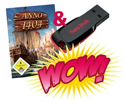 Comtech: PC-Spiel Anno 1404 + 4GB USB-Stick gratis