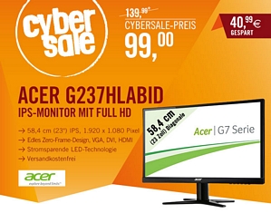 Acer G237HLAbid 23 Zoll LED-Monitor