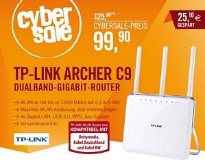 TP-Link Archer C9 AC1900 Wireless Dual Band Gigabit Router
