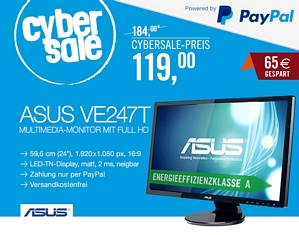 Asus VE247T 24 Zoll LED-Monitor