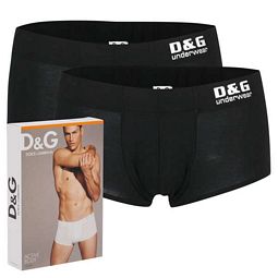 Doppelpack D&G DOLCE&GABBANA Boxershorts (Schwarz)