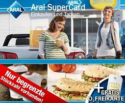 DailyDeal: 10 Euro Aral-Tankkarte + o2-Prepaid-Karte für 2 Euro sichern