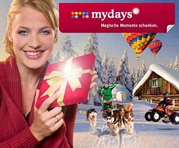 DailyDeal: mydays-Gutschein im Wert von 20 Euro für 7,50 Euro