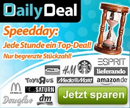 DailyDeal Speedday: 24 Stunden lang limitierte Premium-Deals (Amazon, MediaMarkt, und mehr)