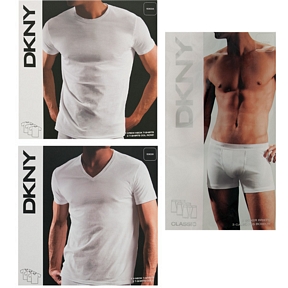 3er Pack DKNY Boxer-Shorts oder T-Shirts